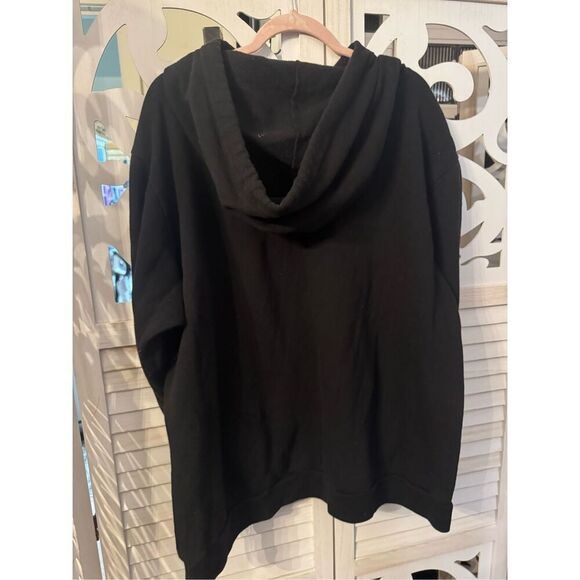 VS pink pullover hooded sweatshirt- hoodie xxl oversized plus black bling - Picture 7 of 9